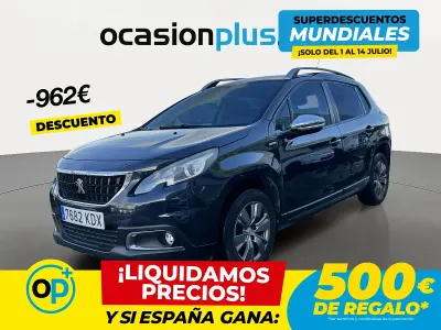 Usado Peugeot 2008 Style 82 CV (60 kW) 2017 Gris SUV