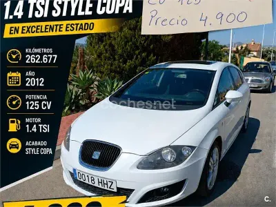 Usado Seat Leon Copa 125 CV (91 kW) 2012 Blanco Berlina