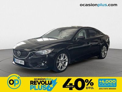 Usado Mazda 6 Luxury 150 CV (110 kW) 2013 Negro Berlina