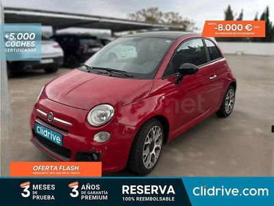 Usado Fiat 500 Pop 69 CV (50 kW) 2015 Rojo Berlina