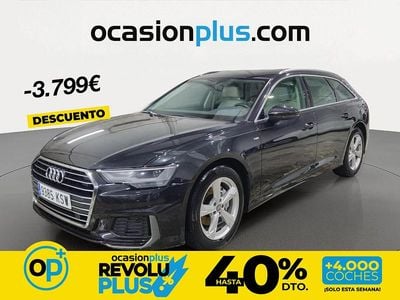Usado Audi A6 Sport 204 CV (150 kW) 2019 Negro Familiar
