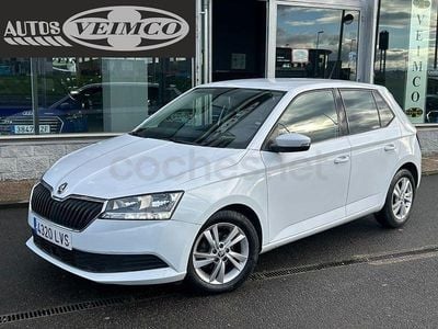 Usado Skoda Fabia Ambition 95 CV (69 kW) 2021 Blanco Berlina