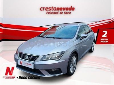 Usado Seat Leon XCELLENCE 130 CV (95 kW) 2020 Gris / plata Berlina