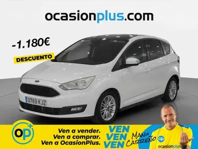 Begagnad Ford C-MAX Titanium 120 HK (88 kW) 2018 Vit Minibuss