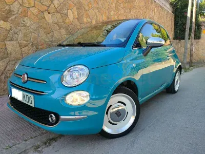 Usado Fiat 500 69 CV (50 kW) 2017 Azul Berlina