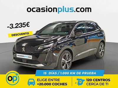 Negro Usado 2024 Peugeot 3008 GT SUV | 24.700 € (Buen precio)