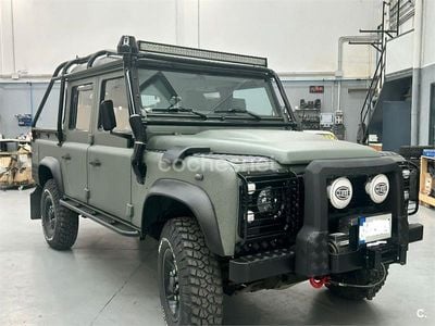 Usado Land Rover Defender 122 CV (89 kW) 2007 Verde Recogida