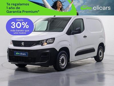 Usado Peugeot Partner S 100 CV (73 kW) 2021 Blanco Monovolumen