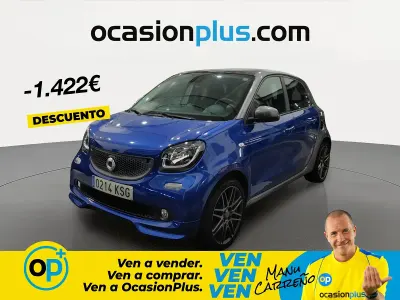 Usado Smart ForFour 90 CV (66 kW) 2018 Azul Utilitario
