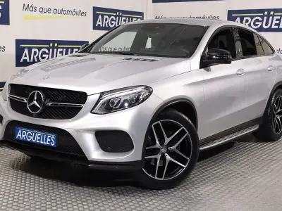 Usado Mercedes GLE350 AMG line 258 CV (189 kW) 2016 Plateado Coupe