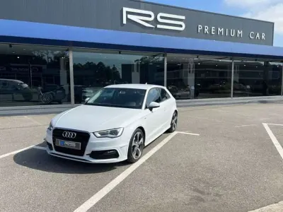 Usado Audi A3 S-Line 110 CV (80 kW) 2016 Blanco Berlina