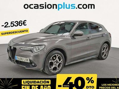Gris Usado 2022 Alfa Romeo Stelvio Sprint SUV | 25.364 € (Precio justo)