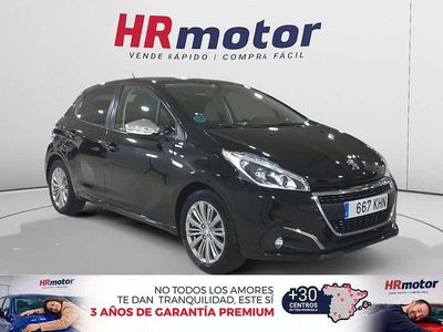 Usado Peugeot 208 Style 83 CV (61 kW) 2018 Negro Utilitario