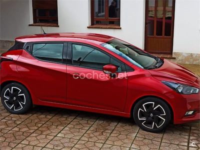 Usado Nissan Micra Acenta 92 CV (67 kW) 2021 Rojo Utilitario