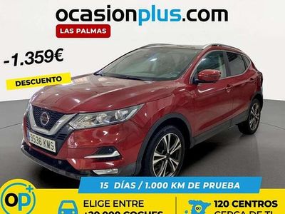 Usado Nissan Qashqai N-Connecta 116 CV (85 kW) 2018 Rojo SUV