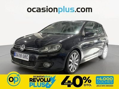 Usado VW Golf VI Sportline 105 CV (77 kW) 2009 Negro Utilitario