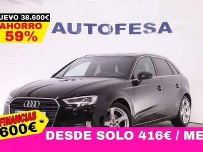 Usado Audi A3 Sportback Attraction 105 CV (77 kW) 2016 Negro Utilitario