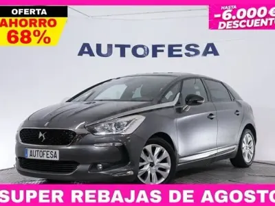 Usado DS Automobiles DS5 Style 120 CV (88 kW) 2016 Gris / plata Utilitario