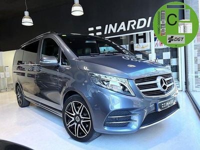 Usado Mercedes V250 Exclusive 204 CV (150 kW) 2018 Gris / plata Monovolumen