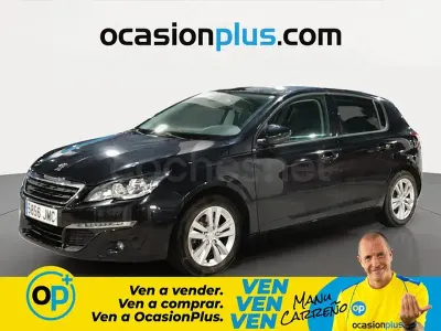 Usado Peugeot 308 Style 131 CV (96 kW) 2016 Negro Berlina