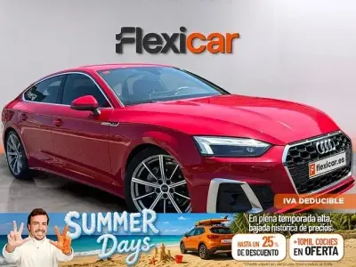Usado Audi A5 Sportback 190 CV (139 kW) 2021 Rojo Utilitario