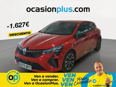 Usado Renault Clio V Techno 90 CV (66 kW) 2024 Rojo Berlina
