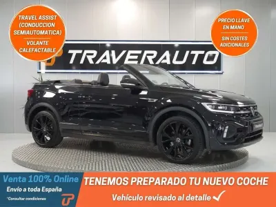Usado VW T-Roc Cabriolet R-line 150 CV (110 kW) 2022 Negro Descapotable