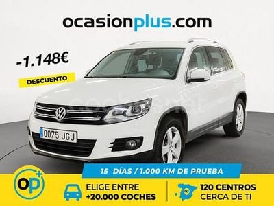 Blanco Usado 2015 VW Tiguan Sportline SUV | 15.500 € (Precio justo)