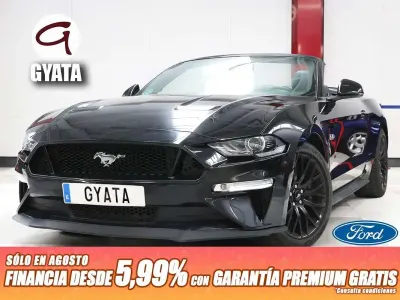 Usado Ford Mustang GT Convertible 450 CV (330 kW) 2022 Negro Descapotable