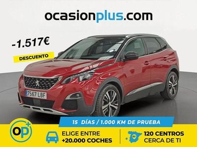 Usado Peugeot 3008 GT-line 130 CV (95 kW) 2019 Rojo SUV