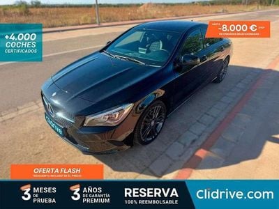 Usado Mercedes CLA200 136 CV (100 kW) 2017 Negro Coupe