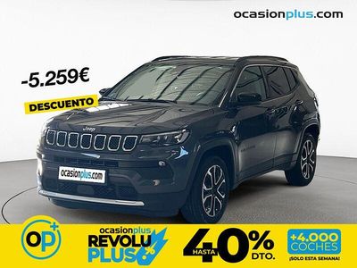 Usado Jeep Compass Limited 130 CV (95 kW) 2022 Gris SUV