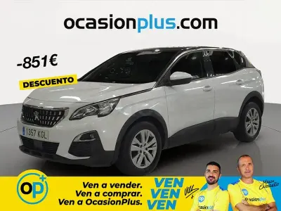 Usado Peugeot 3008 Active 130 CV (95 kW) 2017 Blanco SUV