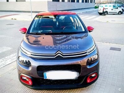 Usado Citroën C3 Feel 82 CV (60 kW) 2018 Gris / plata Utilitario