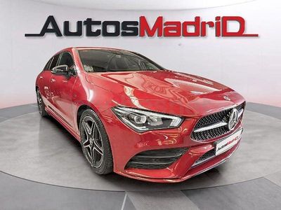 Usado Mercedes CLA200 Shooting Brake 150 CV (110 kW) 2021 Rojo Familiar