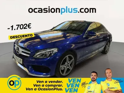 Usado Mercedes C220 170 CV (125 kW) 2018 Azul Berlina