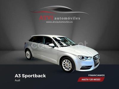 Usado Audi A3 Ambition 105 CV (77 kW) 2014 Gris / plata Berlina