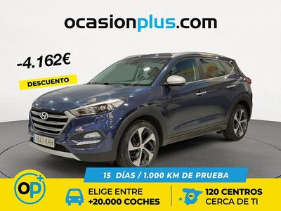 Usado Hyundai Tucson 176 CV (129 kW) 2018 Azul SUV