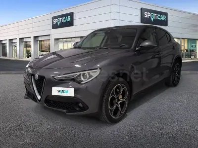 Usado Alfa Romeo Stelvio Executive 210 CV (154 kW) 2019 Gris / plata SUV