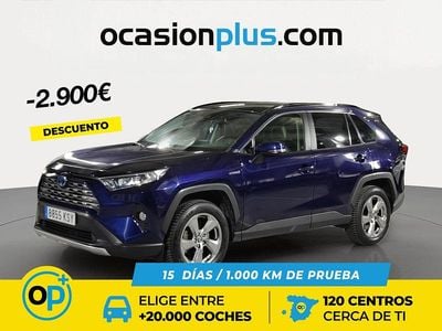 Azul Usado 2019 Toyota RAV4 Luxury Recogida | 31.900 € (Un poco caro)