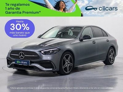 Usado Mercedes C200 163 CV (119 kW) 2023 Gris / plata Berlina