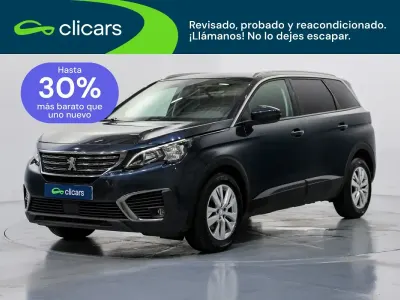 Usado Peugeot 5008 Allure 165 CV (121 kW) 2017 Azul Monovolumen