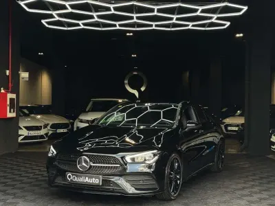 Usado Mercedes CLA180 136 CV (100 kW) 2021 Negro Coupe