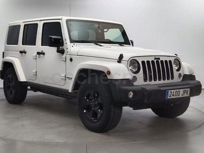 Usado Jeep Wrangler Unlimited Sahara 200 CV (147 kW) 2016 Blanco SUV