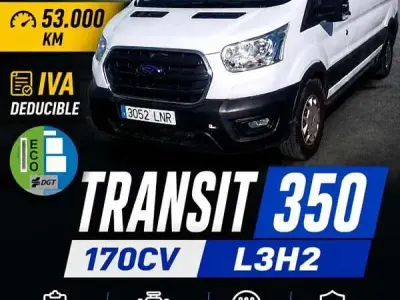 Usado Ford Transit Trend 170 CV (125 kW) 2021 Blanco Van
