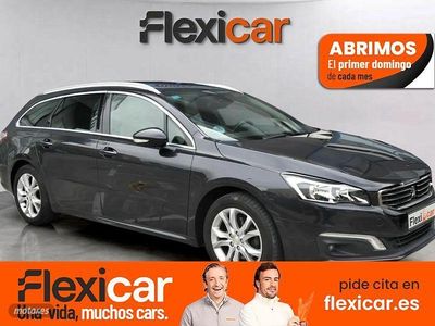 Usado Peugeot 508 SW Active 150 CV (110 kW) 2016 Negro Familiar
