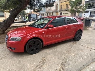 Usado Audi A3 105 CV (77 kW) 2007 Rojo Utilitario