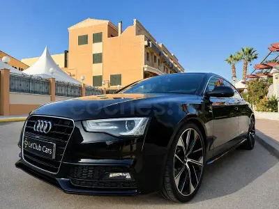 Usado Audi A5 Sportback S-Line 150 CV (110 kW) 2015 Negro Utilitario