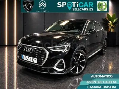 Usado Audi Q3 Sportback S-Line 150 CV (110 kW) 2020 Negro SUV
