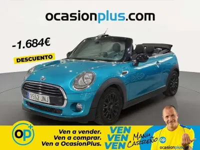 Usado Mini Cooper D Cabriolet 116 CV (85 kW) 2016 Azul Descapotable